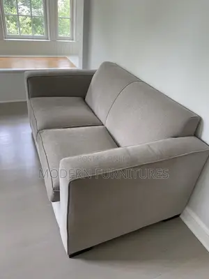 Modern Back Permanent 3 Seater Sofa