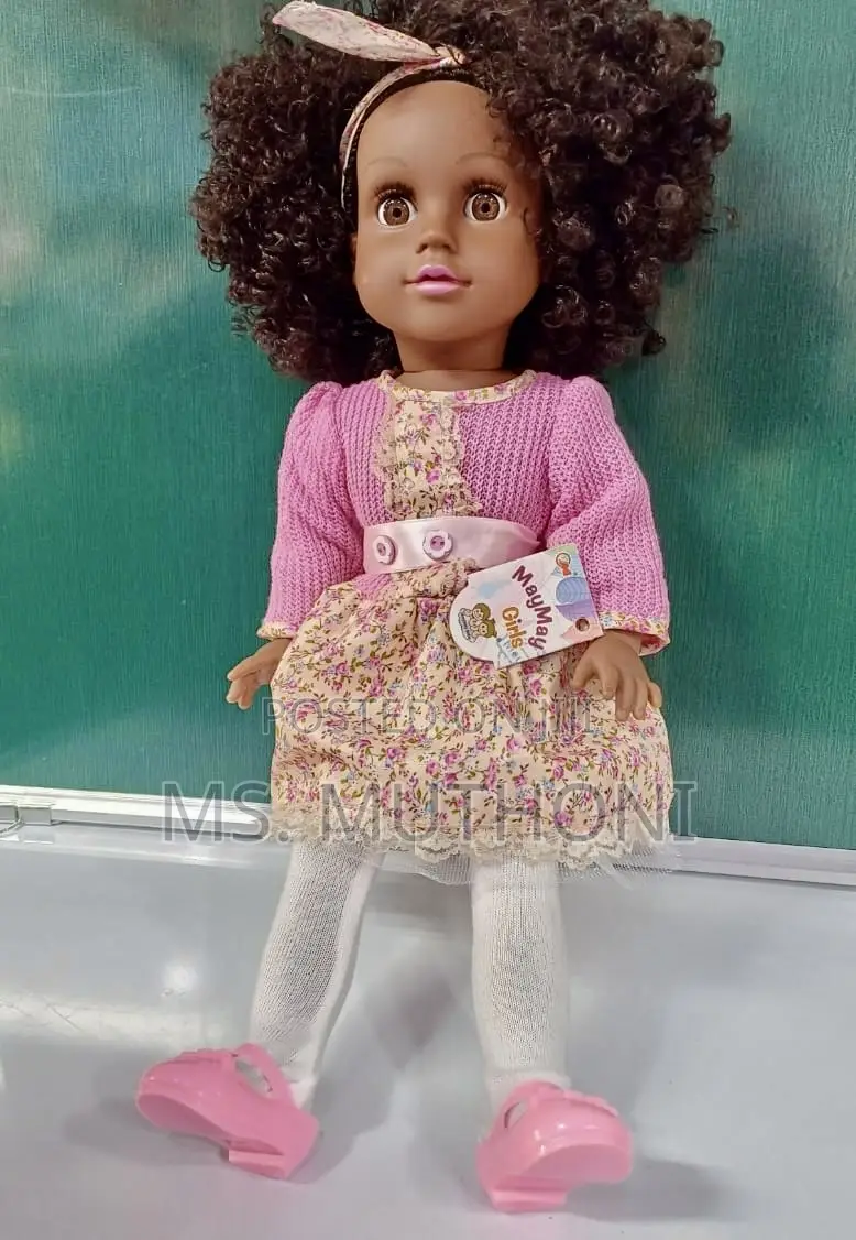 Big Size Fully Dressed African Doll