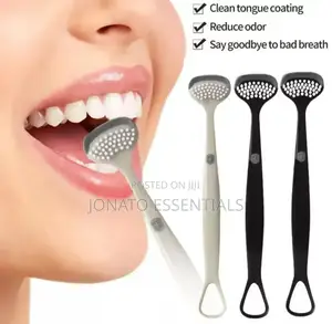 Double Sided Silicone Tongue Cleaner and Scrapper