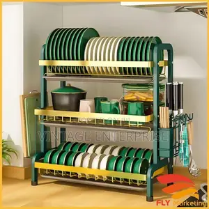 3layer Heavy Duty Dish Rack