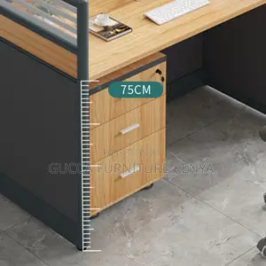 Workstation:2-Way Modular Executive Wood Workstation