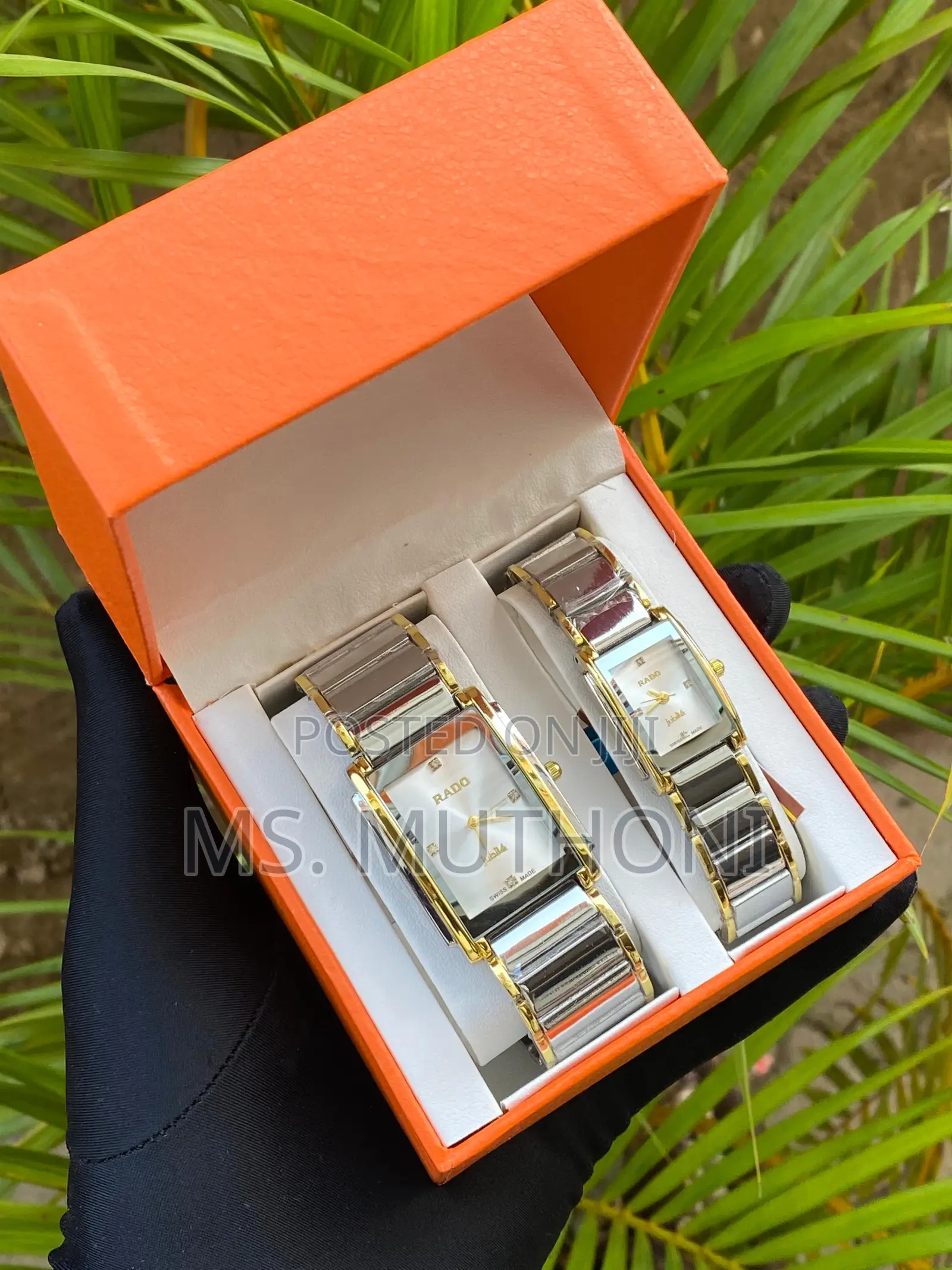 Rado Couples Watch Set With Ceramic Finis