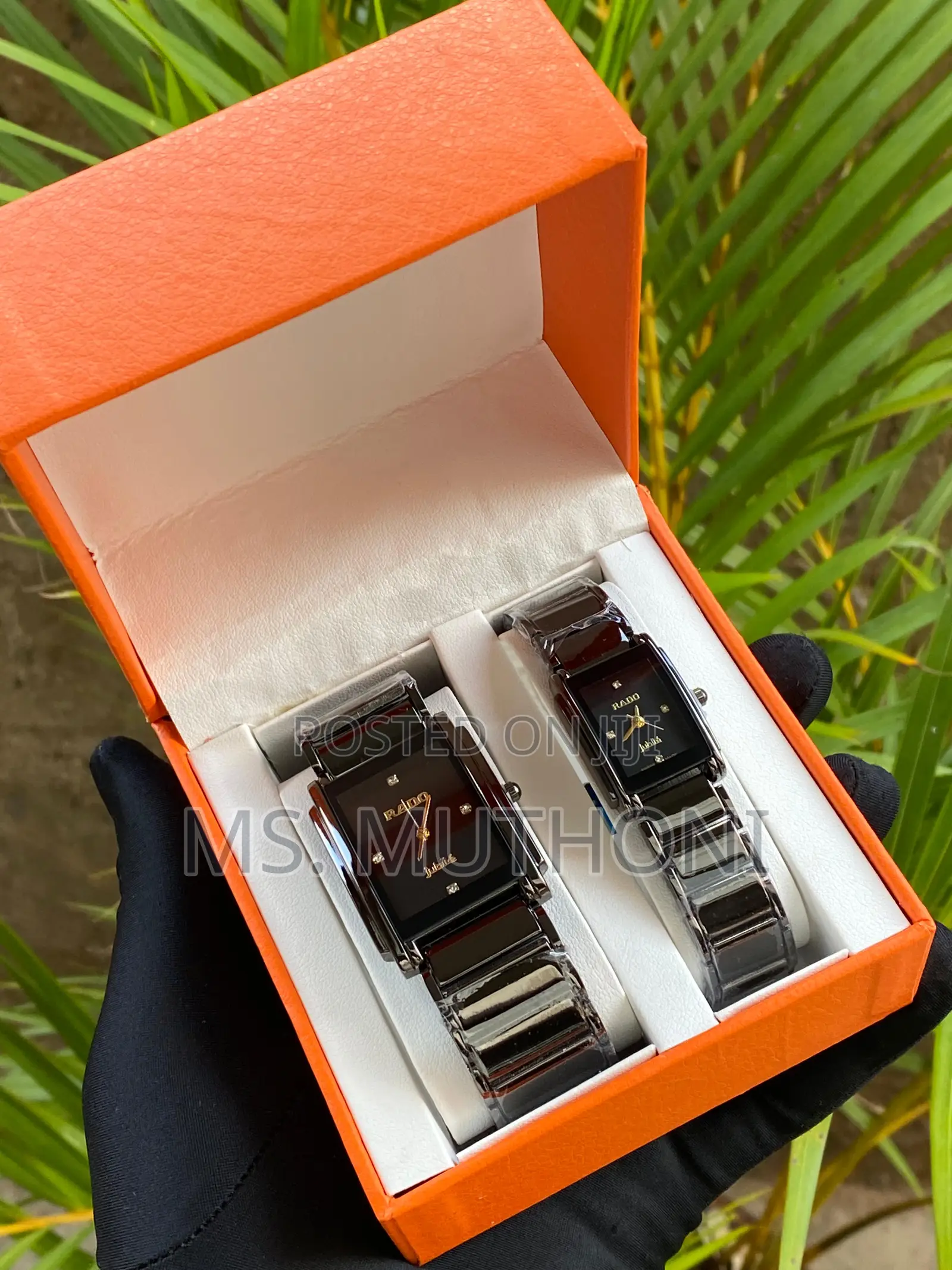 Rado Couples Watch Set With Ceramic Finis