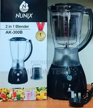 Nunnix 2 in 1 Blender and Grinder AK - 300B