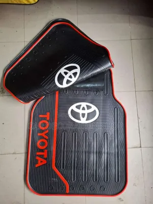 Toyota White Logo Liner Carpet Mats