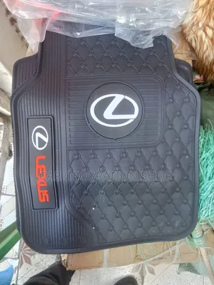 Lexus White Logo Carpet Floor Liner Mats 5pc