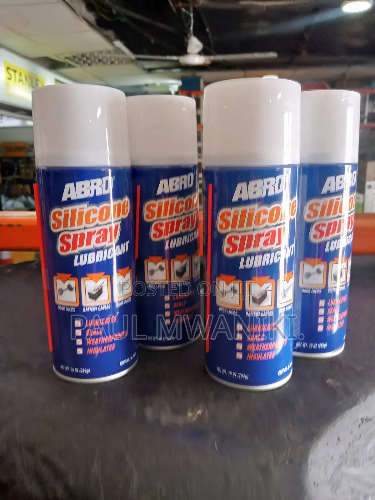 ABRO Silicone Spray Lubricant