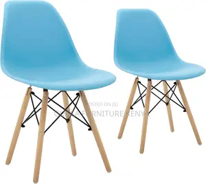 Home Chairs: Modern Mid-Century Plastic Kitchen Dining Chair