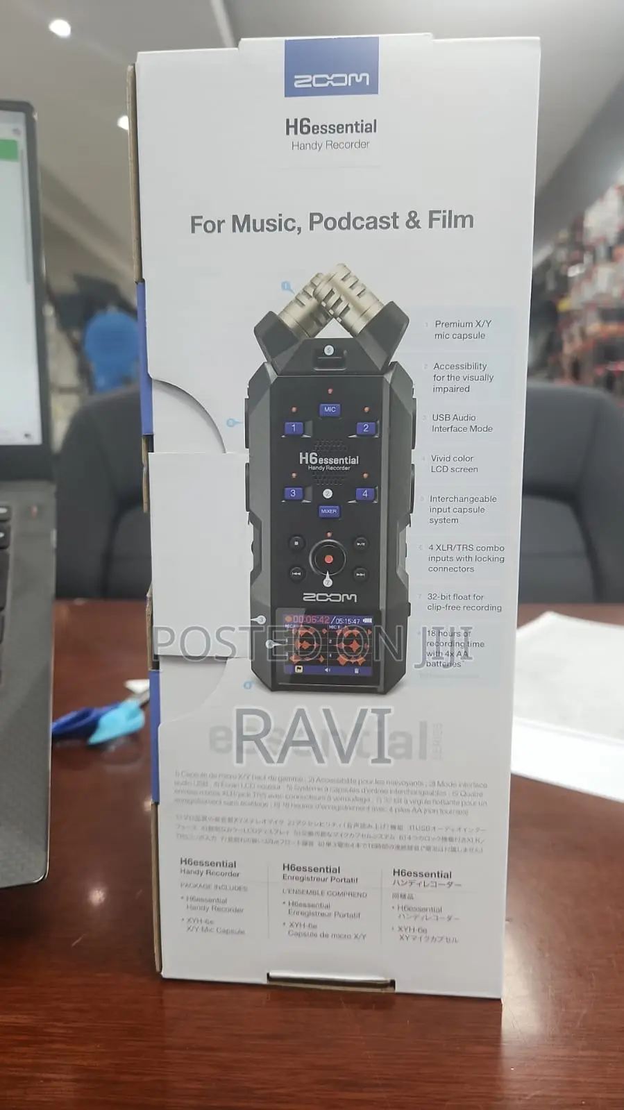 Zoom H6 Essential Handy Recorder