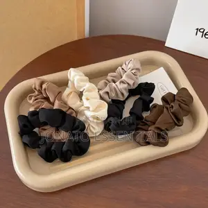 3pcs/Set Satin Silk Scrunchies Elastic Hair Band, Hair Ropes