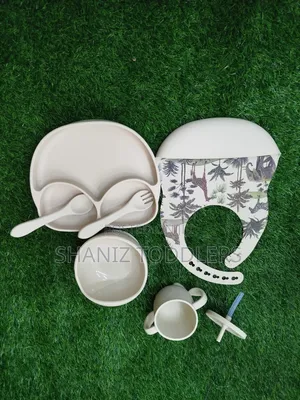Baby 7pc Silicone Feeding Set