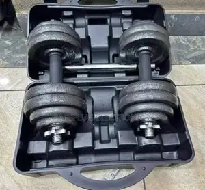 Chrome 15KG Adjustable Dumbbell Set With Case