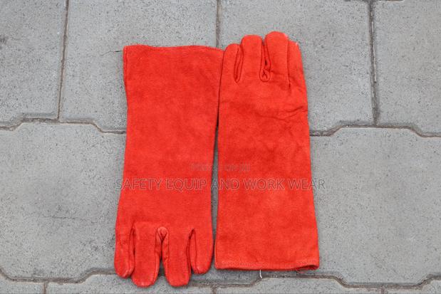 Arm-length Leather Gloves