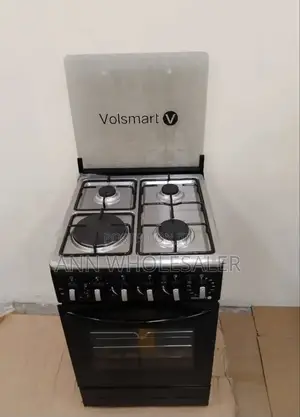Volsmart 3 Gas With Electric Plate Standing Cooker.