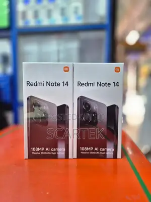 New Xiaomi Redmi Note 14 Triple 50 MP / 8 MP / 2 MP Black