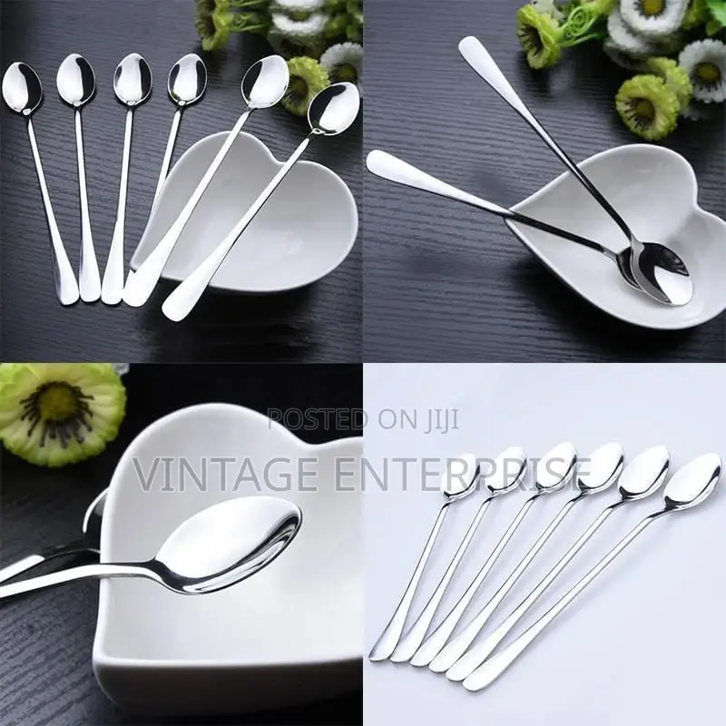 6pcs Set of Long Tea Spoon