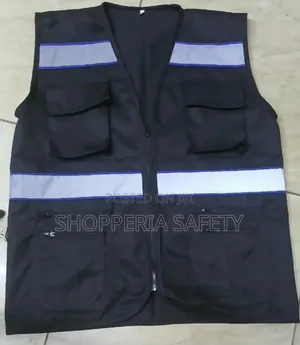 Customized Black Reflector Vest