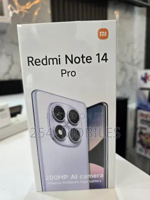 New Xiaomi Redmi Note 14 Pro 256 GB Red