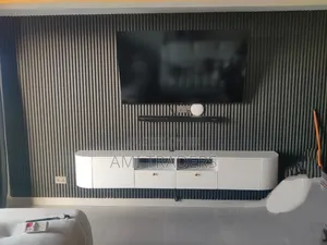 Floating Tv Stand - 8ft With Push to Open Drawers