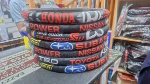 Hobfa Leather Steering Wheel Covers in Black
