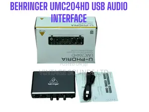 Behringer Umc 204 HD Soundcard 2×4 USB 2.0 Audio/Interface