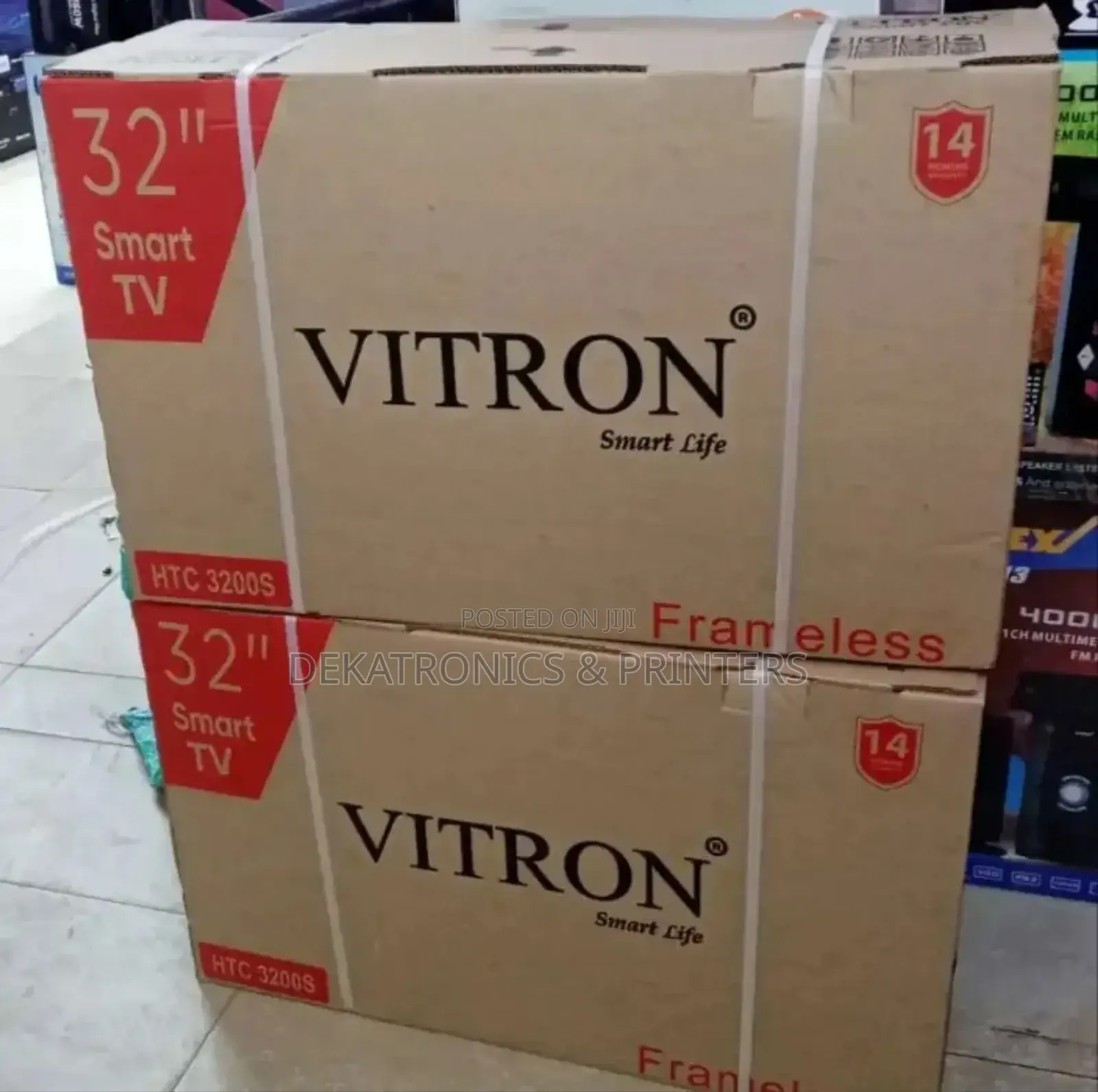 Vitron 32" Inch Frameless Smart Android Tv