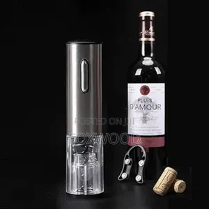 *Electric Wine Bottle Opener With Foil Cutter
