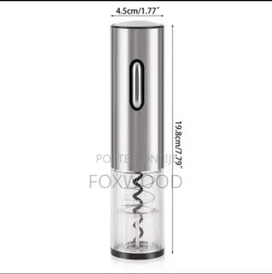*Electric Wine Bottle Opener With Foil Cutter