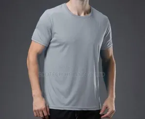 Vintage Gray Round Neck T Shirt Yg4rd