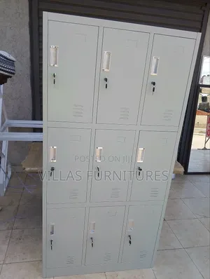 Modern 9 Door Cabinet