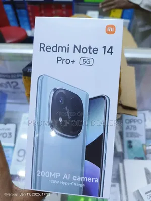 New Xiaomi Redmi Note 14 Pro+ 512 GB Black