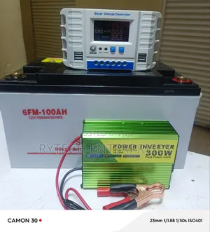 100ah Battery, Inverter and Controller