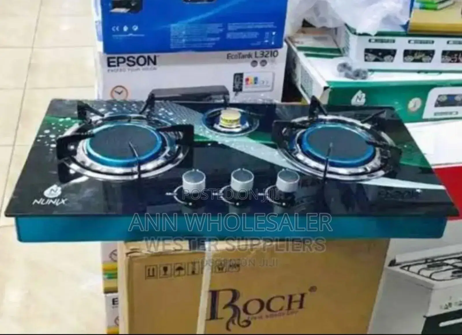 Nunix 3 Burner Cooker Infrared