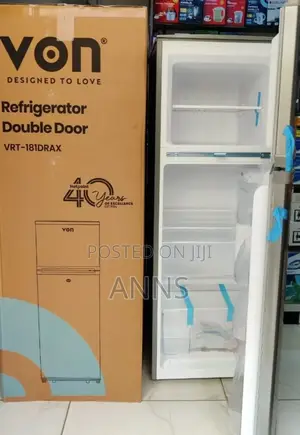 Von Double Door 181litres Double Door Fridge