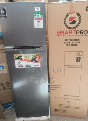 Smart Pro 168litres Silver Double Door Fridge