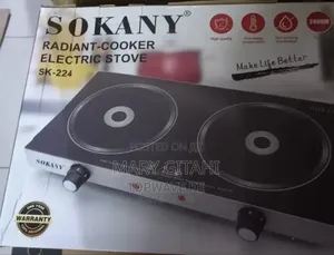 *Sokany Electric Induction Double Cooker