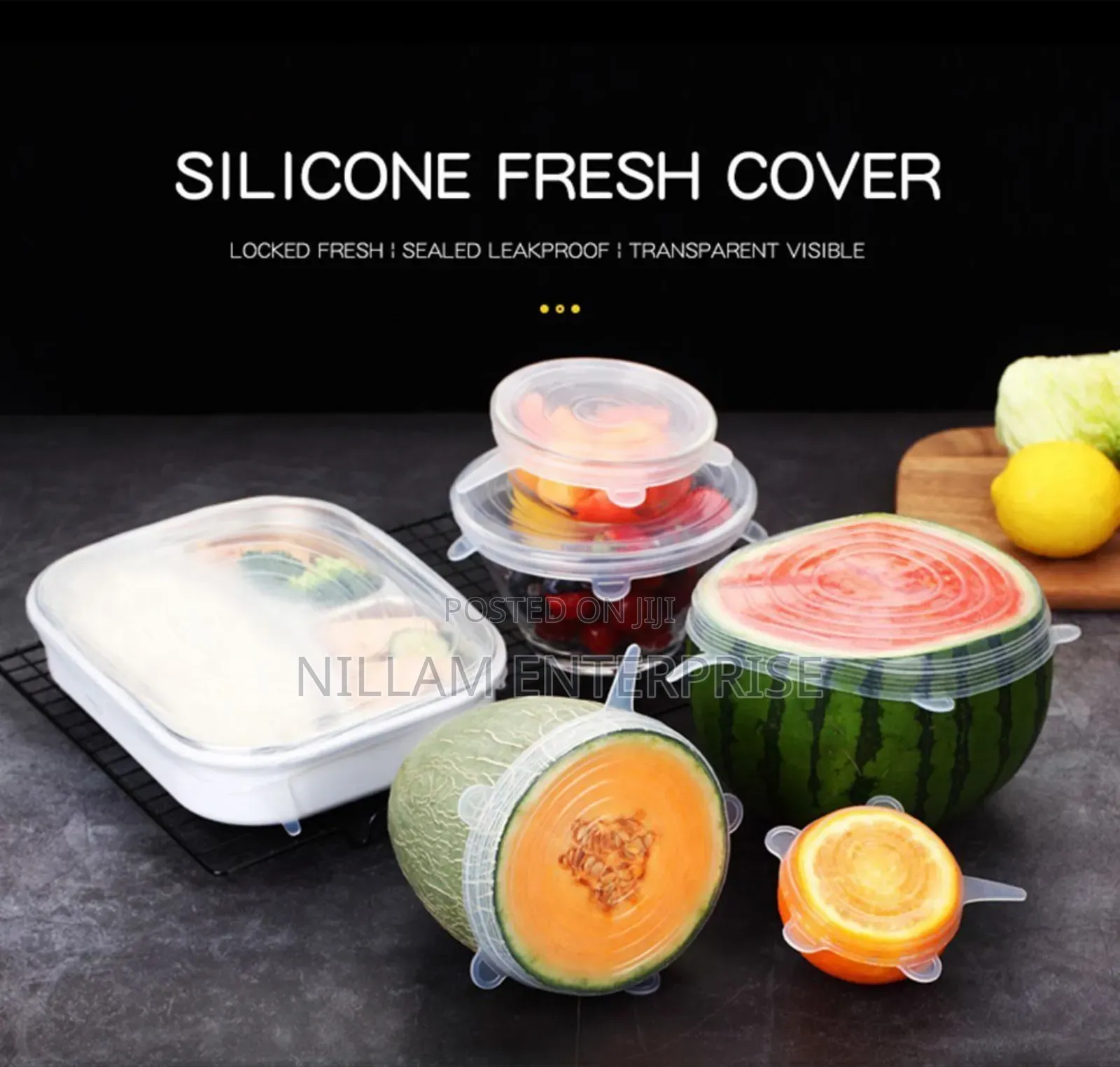 6 PCS Reusable Silicone Covers