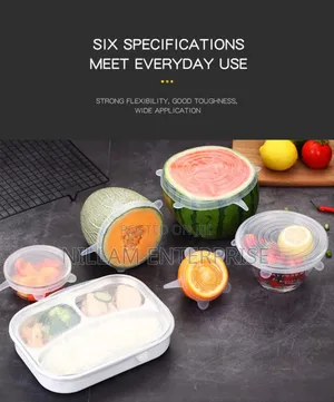 6 PCS Reusable Silicone Covers