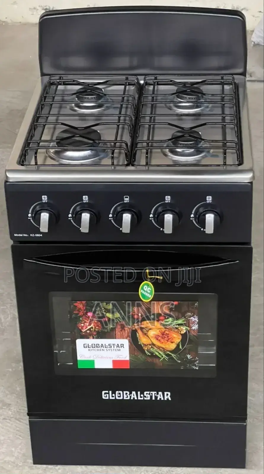 Global Star Full Gas Staineless Standing Cooker