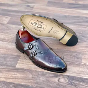 New John Foster Leather Double Monk 40-46