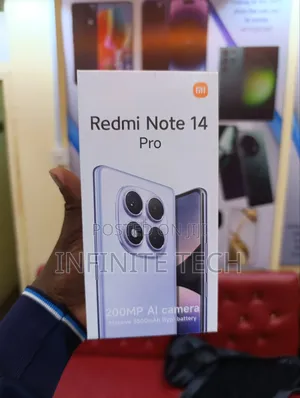 New Xiaomi Redmi Note 14 Pro 256 GB Black