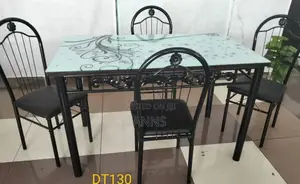 4 Sitter White Marble Dining Table