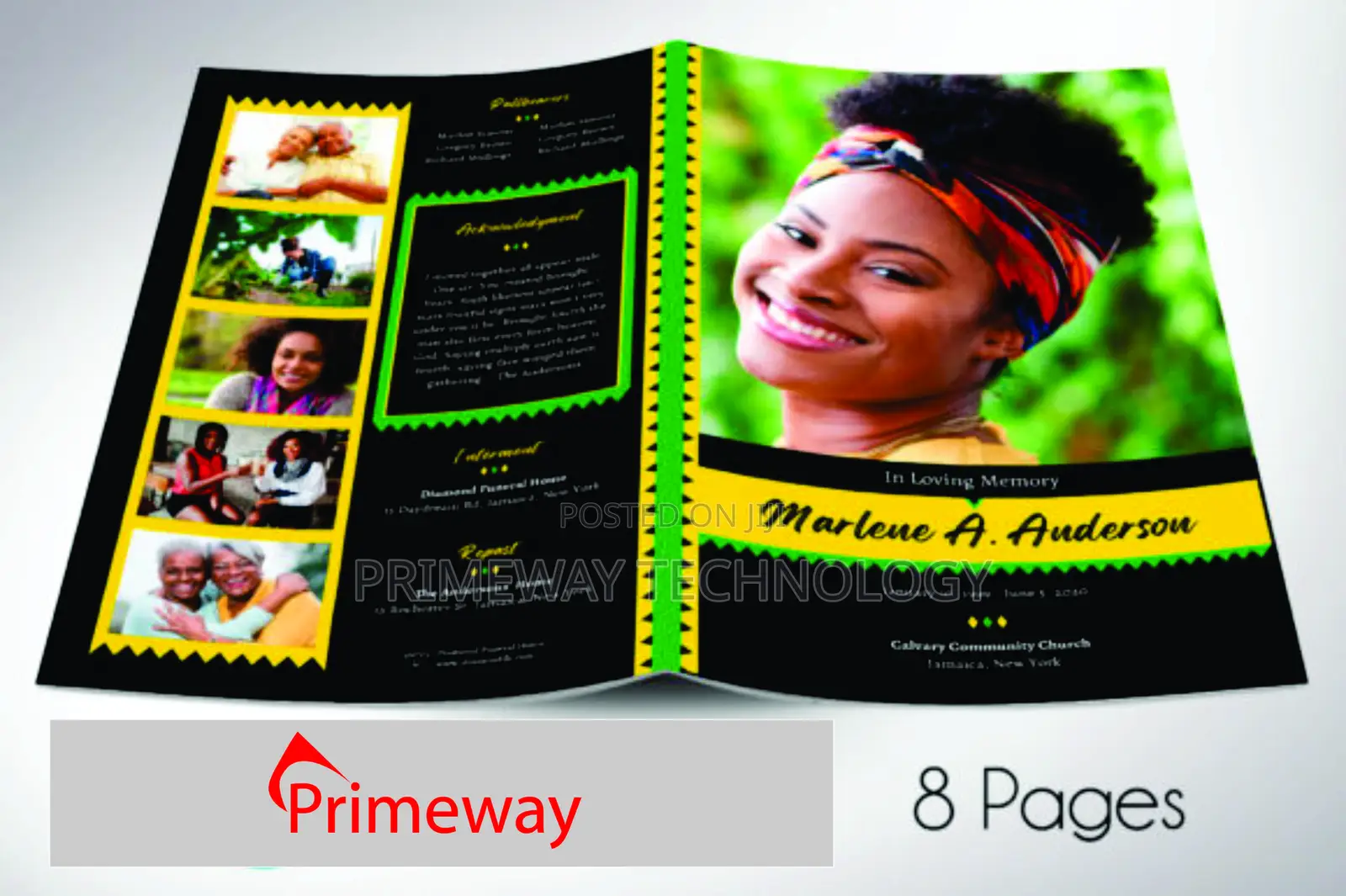 Eulogy Programme Printing