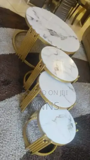 3 in 1 Pure Marble Coffee Table