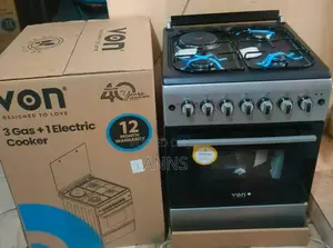 Von 58by58cm Standing 3+1 Cooker