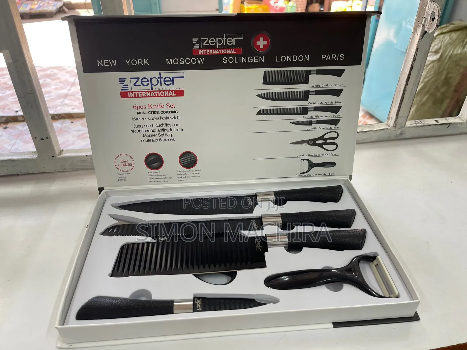 6pcs Zepter Knife Set