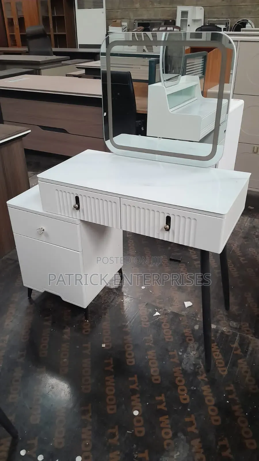 Imported Modern Dressing Table With LED Lights