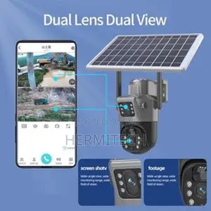 Dual Lense 4G Solar Camera
