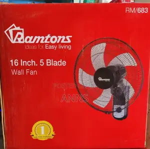 Ramtons 16" 5 Blade Wall Fan