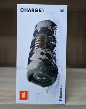 JBL Charge 5!! Portable Waterproof Speaker!! Camouflage